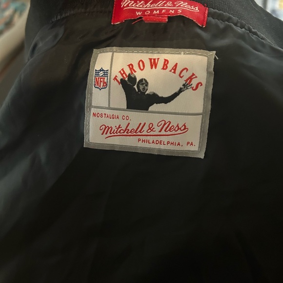 Mitchell & Ness womens Raiders Satin Jacket size Small with tags - Picture 9 of 9